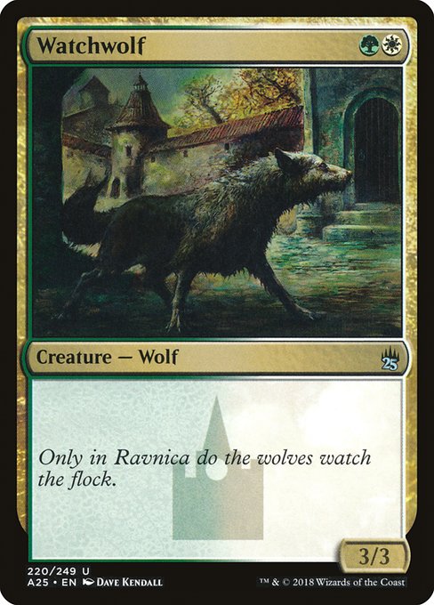 Watchwolf - Masters 25 Uncommon Card