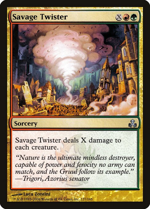 Savage Twister - Guildpact Uncommon Card