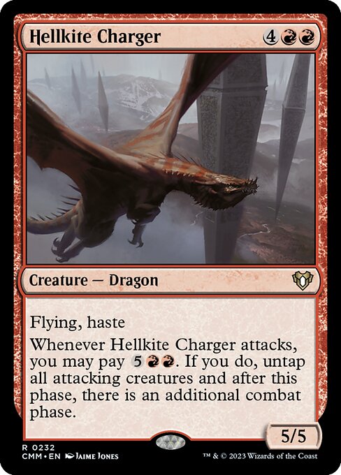 Hellkite Charger - Commander Masters Rare Card
