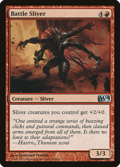 Battle Sliver - Magic 2014 Uncommon Card