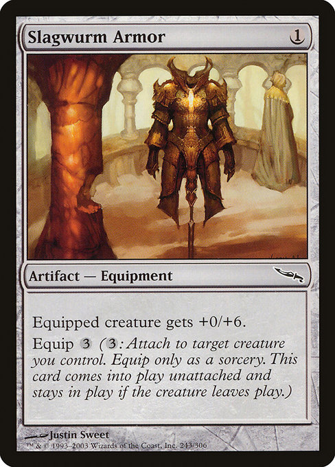 Slagwurm Armor - Mirrodin Common Card