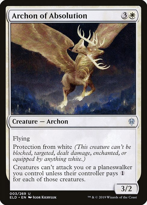 Archon of Absolution - Throne of Eldraine Uncommon Card