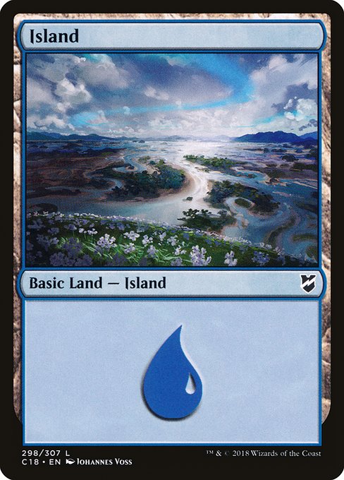 Island - Commander 2018 Common Card