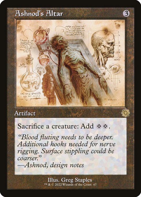 Ashnod's Altar - The Brothers' War Retro Artifacts Rare Card