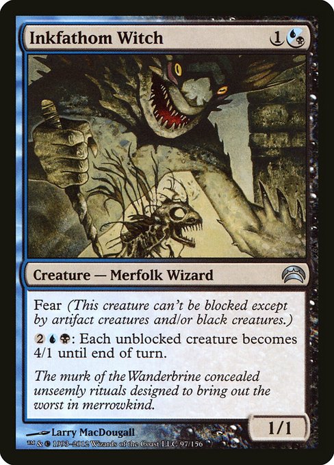 Inkfathom Witch - Planechase 2012 Uncommon Card