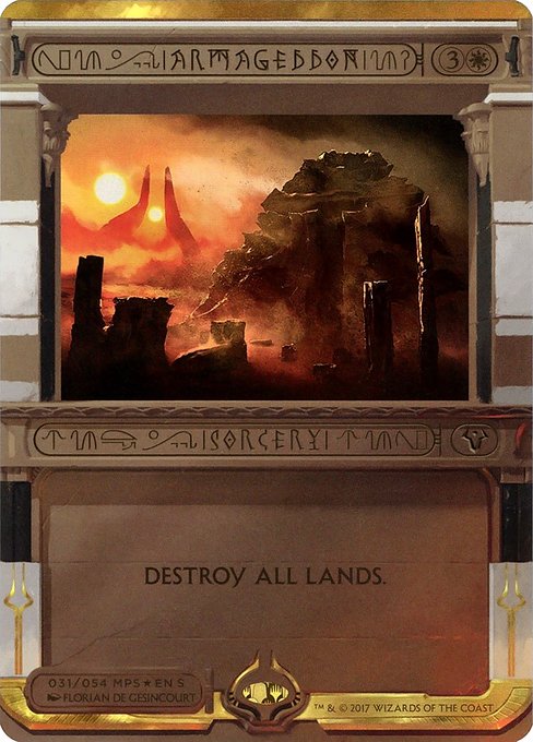 Armageddon - Amonkhet Invocations Special Card