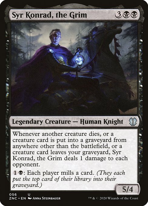 Syr Konrad, the Grim - Zendikar Rising Commander Uncommon Card