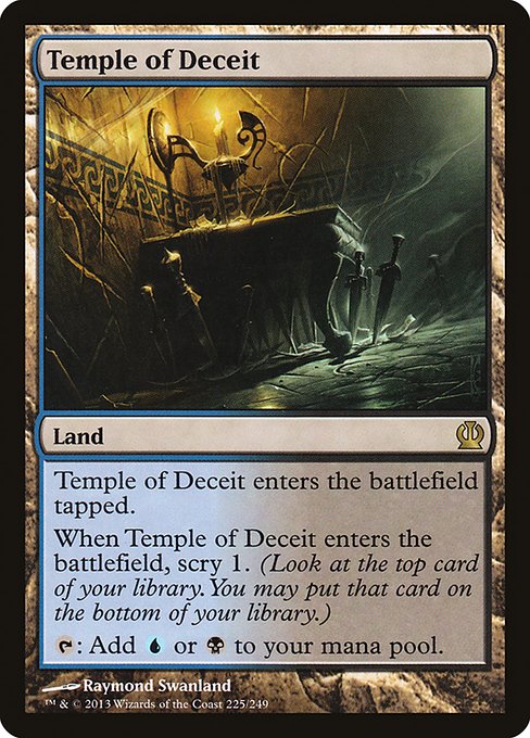 Temple of Deceit - Theros Rare Card