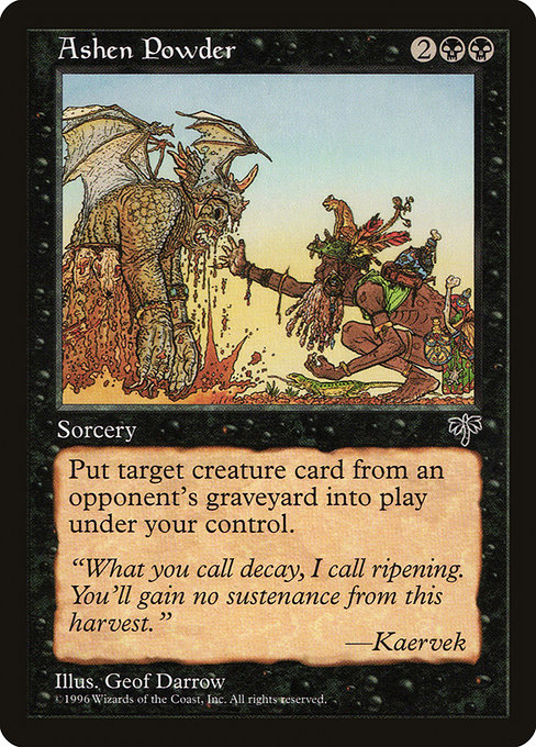 Ashen Powder - Mirage Rare Card