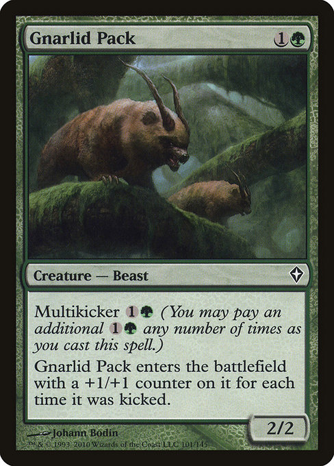 Gnarlid Pack - Worldwake Common Card