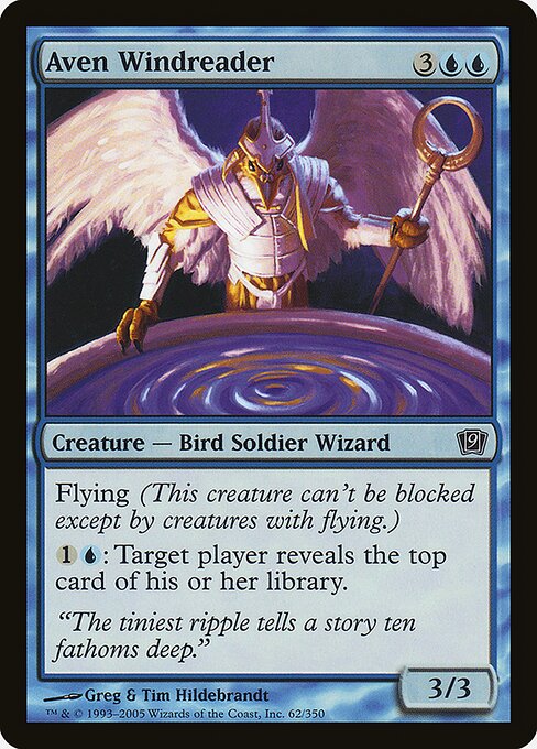 Aven Windreader - Ninth Edition Common Card