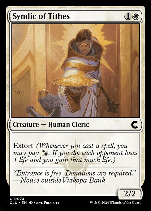 Syndic of Tithes - Ravnica: Clue Edition Common Card