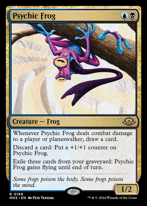 Psychic Frog - Modern Horizons 3 Rare Card