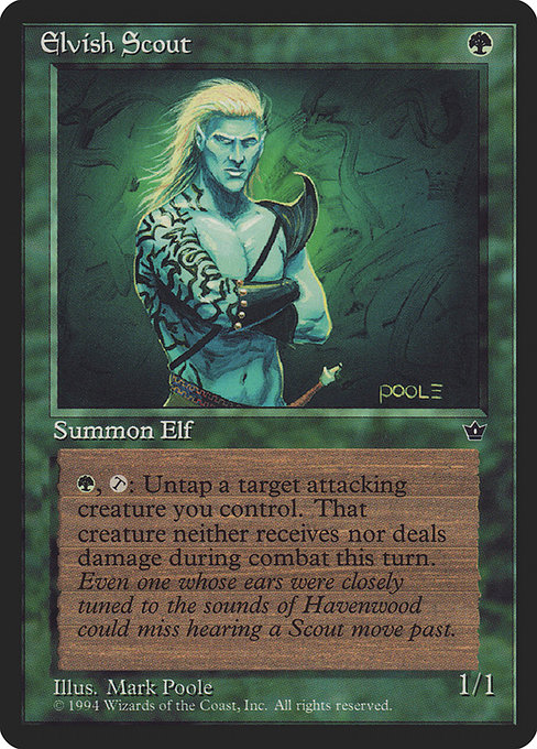 Elvish Scout - Fallen Empires Common Card