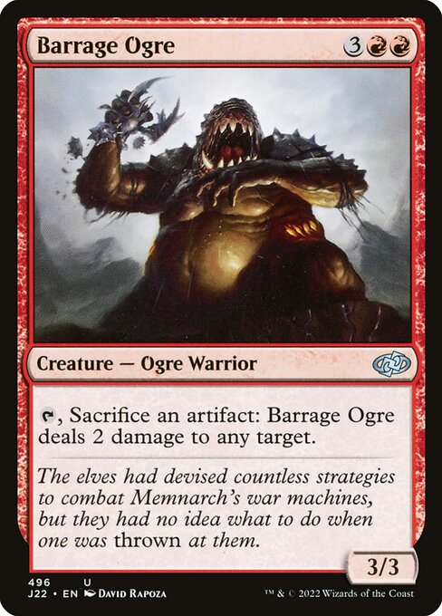 Barrage Ogre - Jumpstart 2022 Uncommon Card