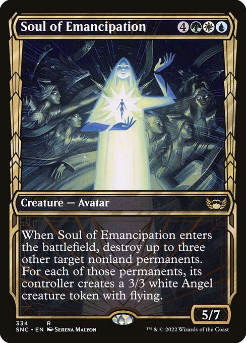 Soul of Emancipation - Streets of New Capenna Rare Card