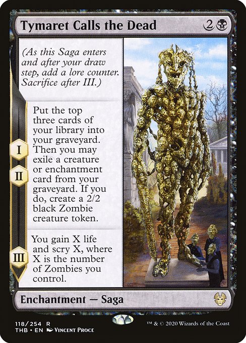 Tymaret Calls the Dead - Theros Beyond Death Rare Card