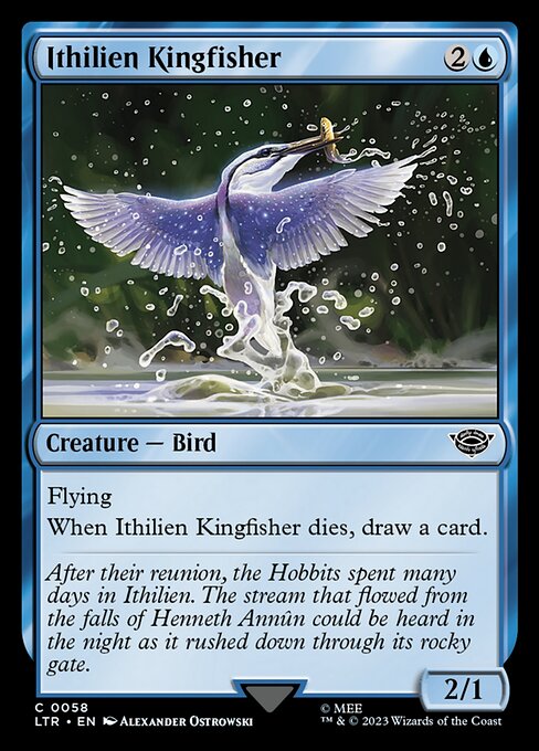 Ithilien Kingfisher - The Lord of the Rings: Tales of Middle-earth Common Card