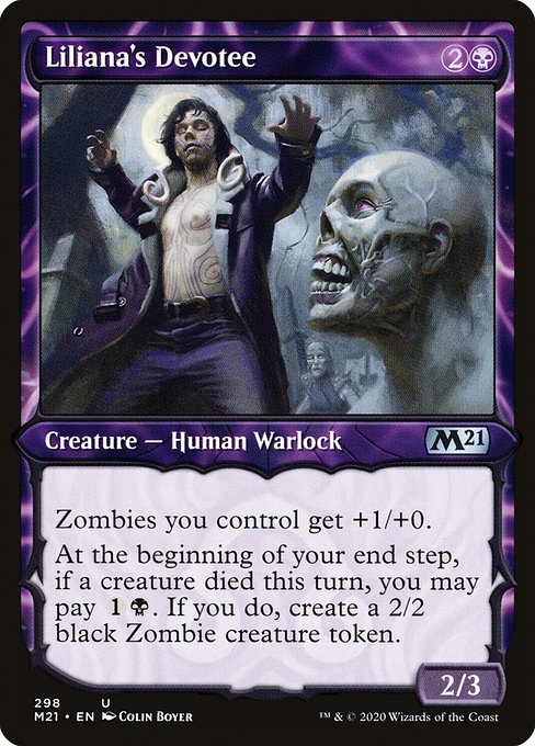 Liliana's Devotee - Core Set 2021 Uncommon Card