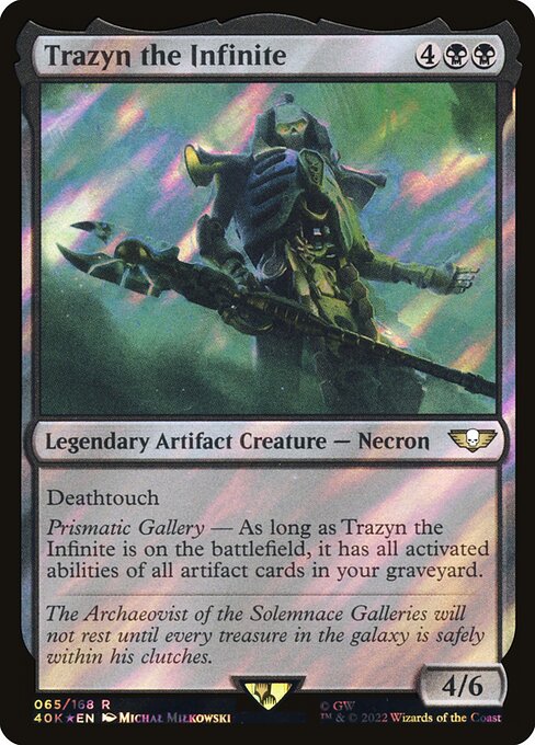 Trazyn the Infinite - Warhammer 40,000 Commander Rare Card