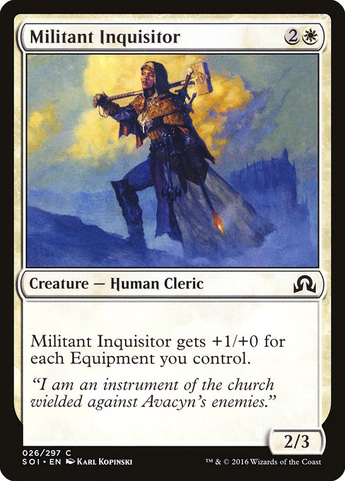 Militant Inquisitor - Shadows over Innistrad Common Card