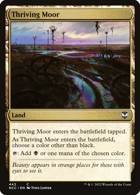 Thriving Moor - New Capenna Commander Common Card