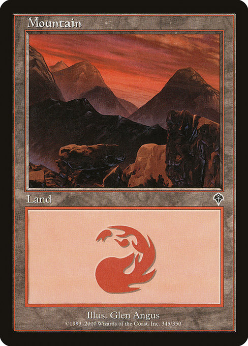 Mountain - Invasion Common Card