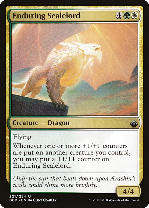 Enduring Scalelord - Battlebond Uncommon Card