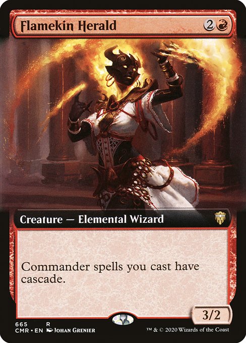Flamekin Herald - Commander Legends Rare Card