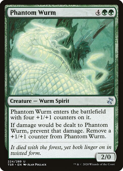 Phantom Wurm - Time Spiral Remastered Uncommon Card