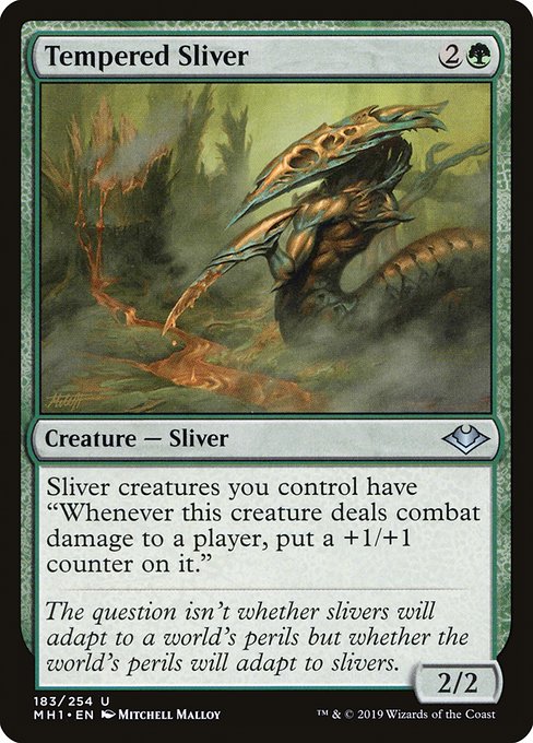 Tempered Sliver - Modern Horizons Uncommon Card