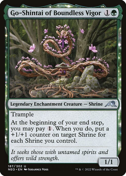 Go-Shintai of Boundless Vigor - Kamigawa: Neon Dynasty Uncommon Card