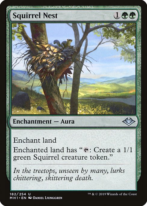 Squirrel Nest - Modern Horizons Uncommon Card