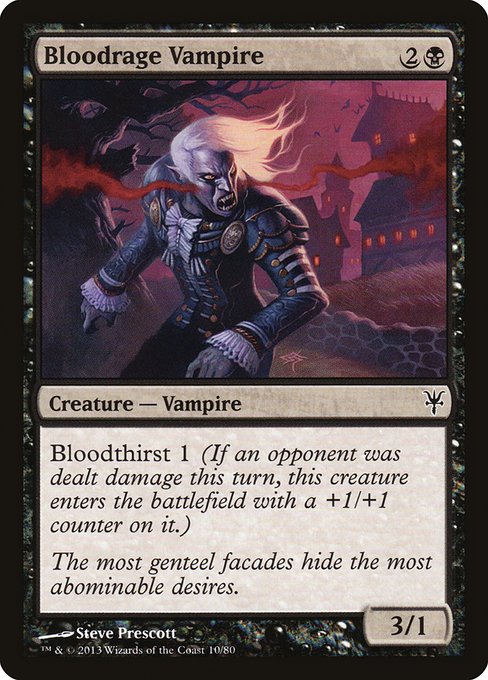 Bloodrage Vampire - Duel Decks: Sorin vs. Tibalt Common Card