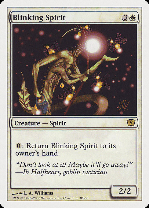Blinking Spirit - Ninth Edition Rare Card