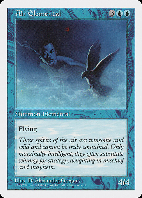 Air Elemental - Fifth Edition Uncommon Card