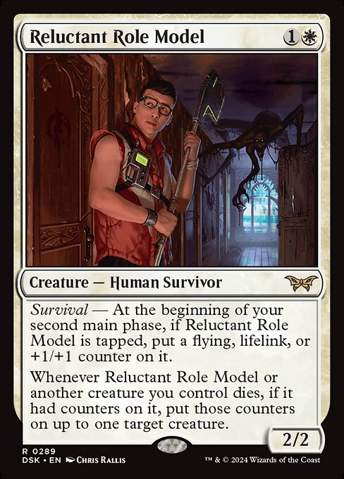 Reluctant Role Model - Duskmourn: House of Horror Rare Card
