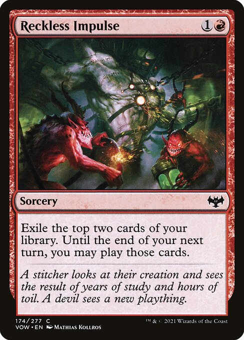 Reckless Impulse - Innistrad: Crimson Vow Common Card