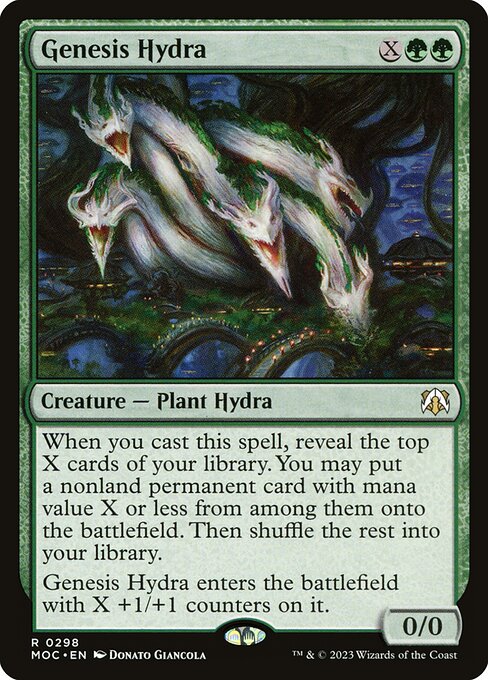 Genesis Hydra - March of the Machine Commander Rare Card