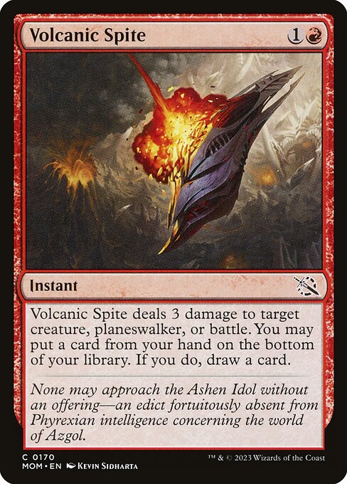 Volcanic Spite - March of the Machine Common Card