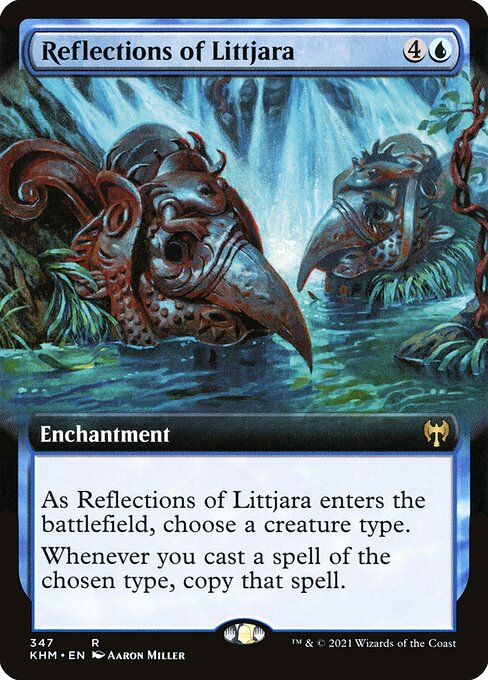 Reflections of Littjara - Kaldheim Rare Card