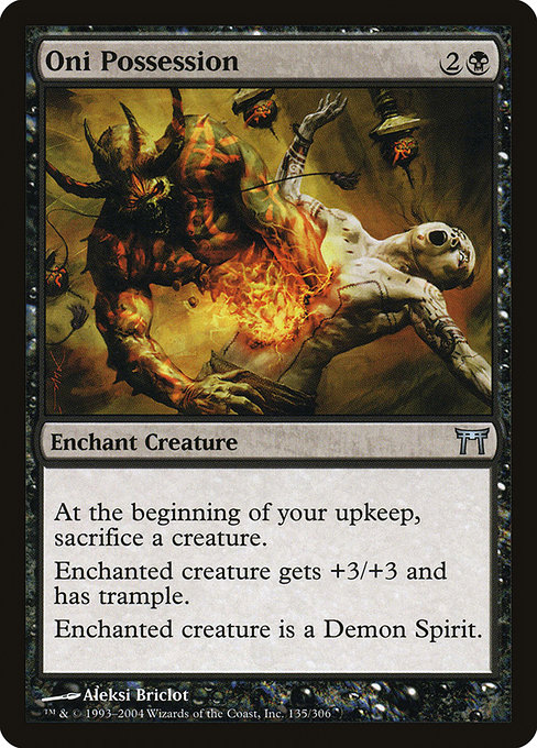 Oni Possession - Champions of Kamigawa Uncommon Card