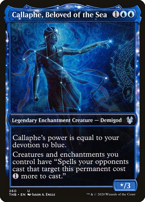 Callaphe, Beloved of the Sea - Theros Beyond Death Uncommon Card