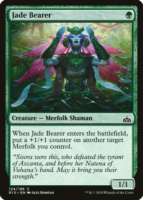 Jade Bearer - Rivals of Ixalan Common Card