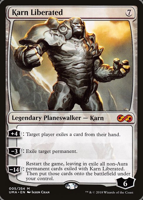 Karn Liberated - Ultimate Masters Mythic Card