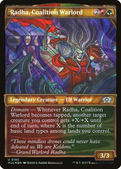 Radha, Coalition Warlord - Multiverse Legends Uncommon Card