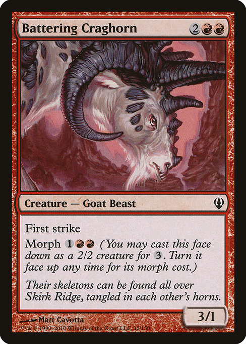 Battering Craghorn - Archenemy Common Card