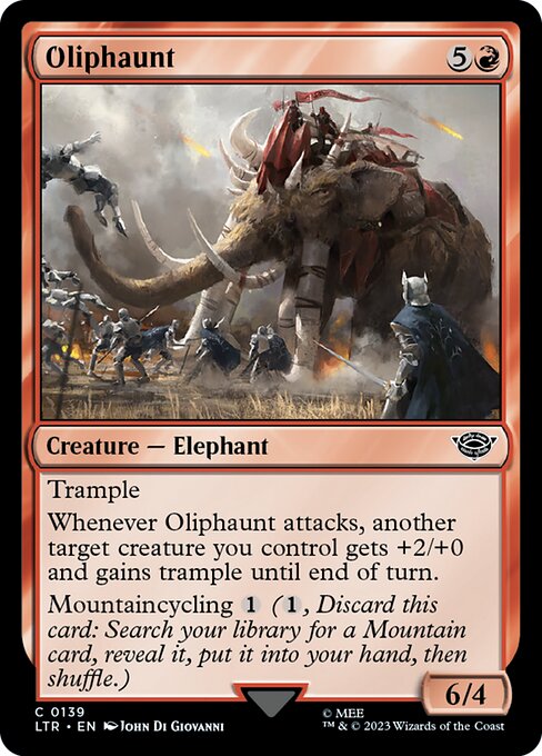Oliphaunt - The Lord of the Rings: Tales of Middle-earth Common Card