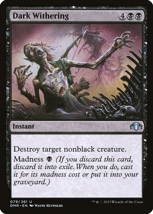 Dark Withering - Dominaria Remastered Uncommon Card