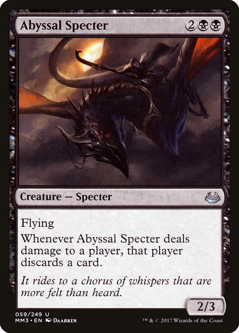 Abyssal Specter - Modern Masters 2017 Uncommon Card
